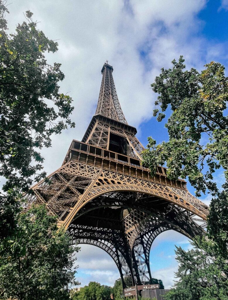 Eiffel Tower's lower view