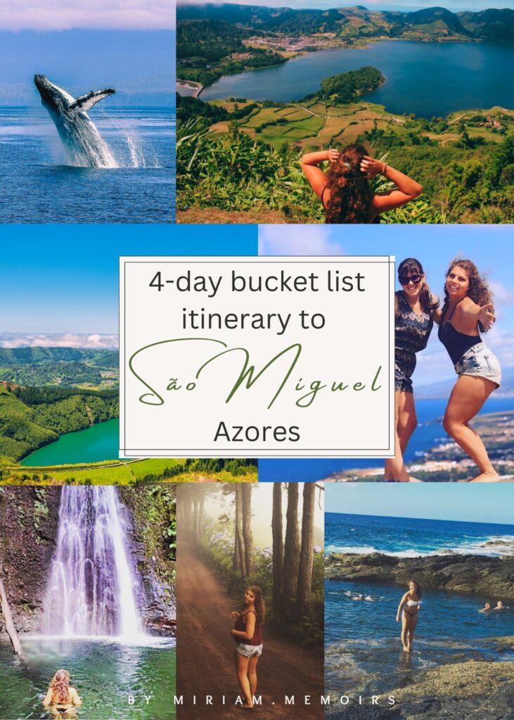 get my 4-day São Miguel itinerary for free! 